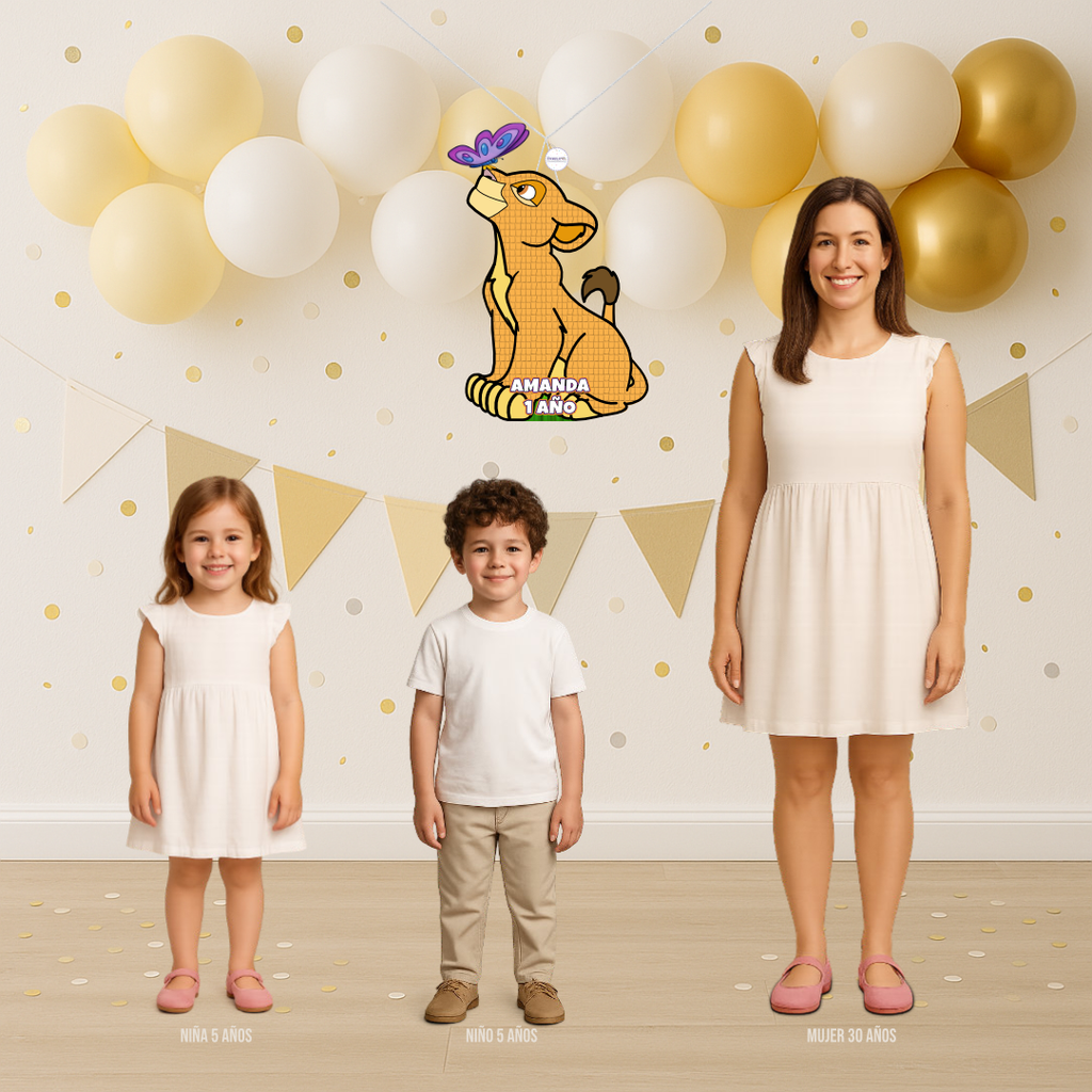 PIÑATA NALA REY LEON 60CM PREMIUM