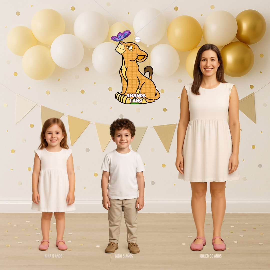 PIÑATA NALA REY LEON 60CM PREMIUM