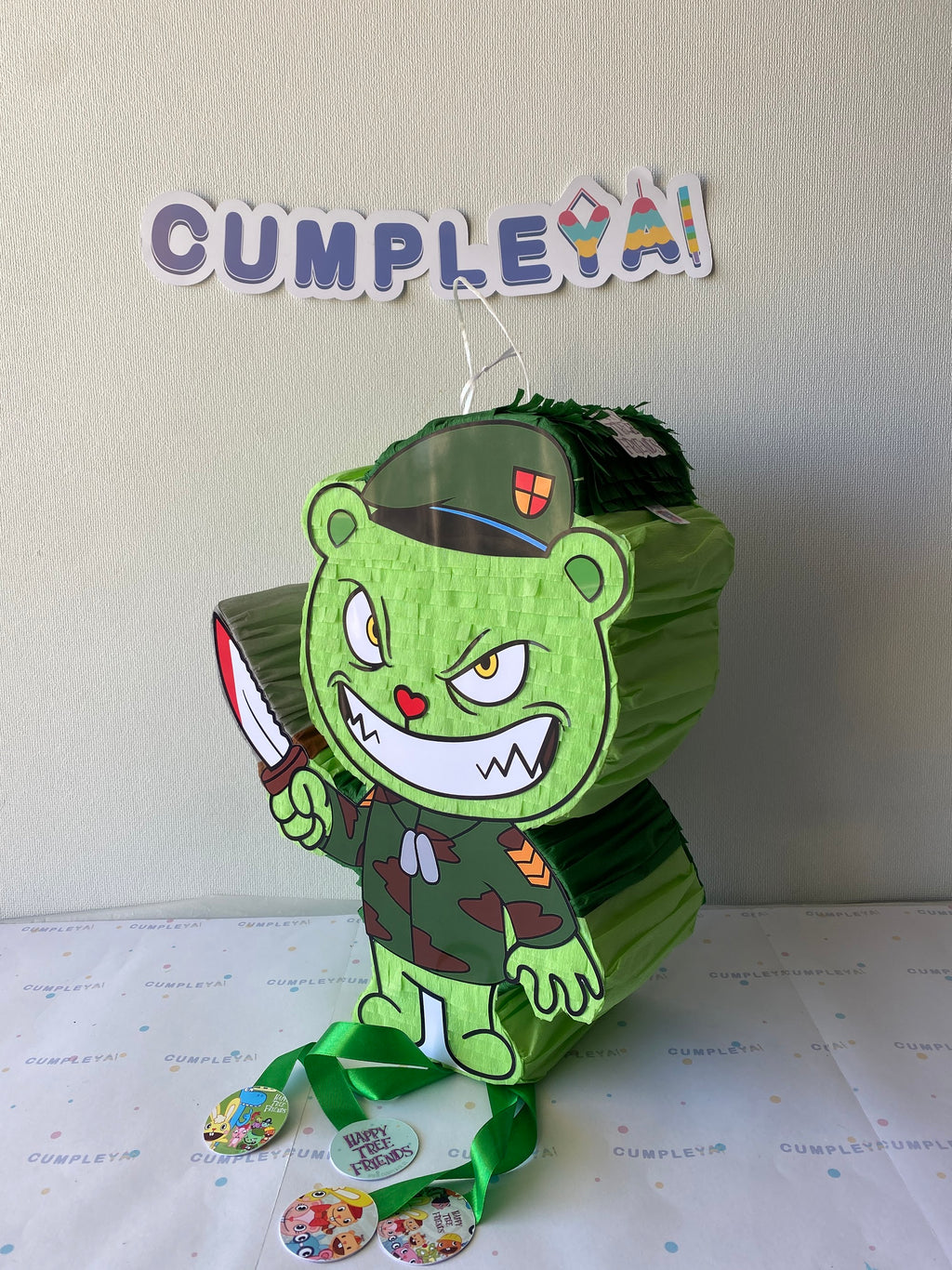 PIÑATA FLIPY MALVADO 40CM PREMIUM