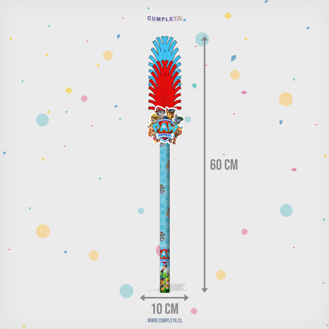 BASTÓN PAW PATROL PERSONAJES PARA PIÑATA