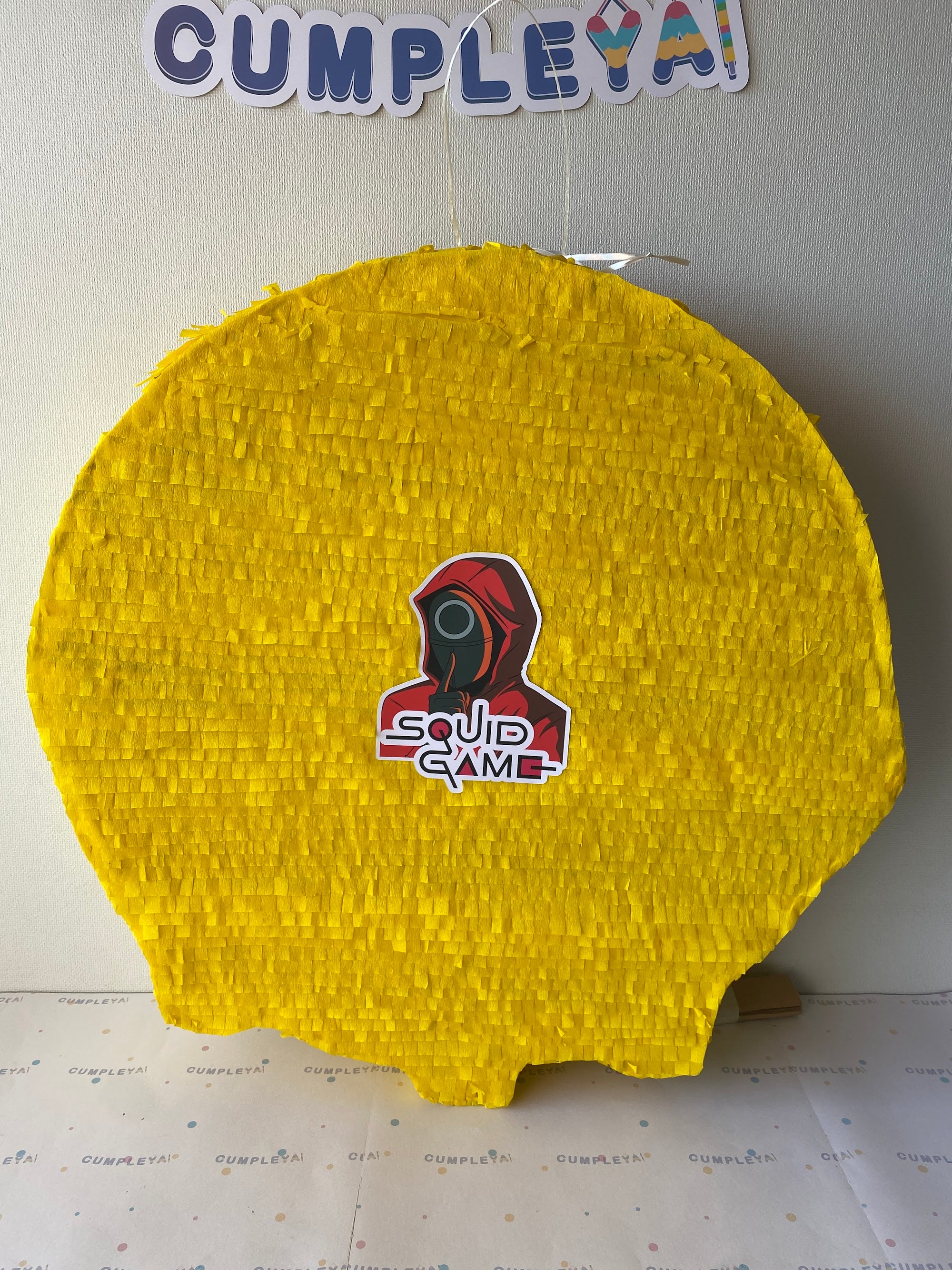 PIÑATA CERDO JUEGO DEL CALAMAR 60CM PREMIUM