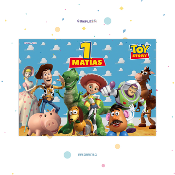 INDIVIDUALES DE PAPEL PACK 12U TOYS STORY