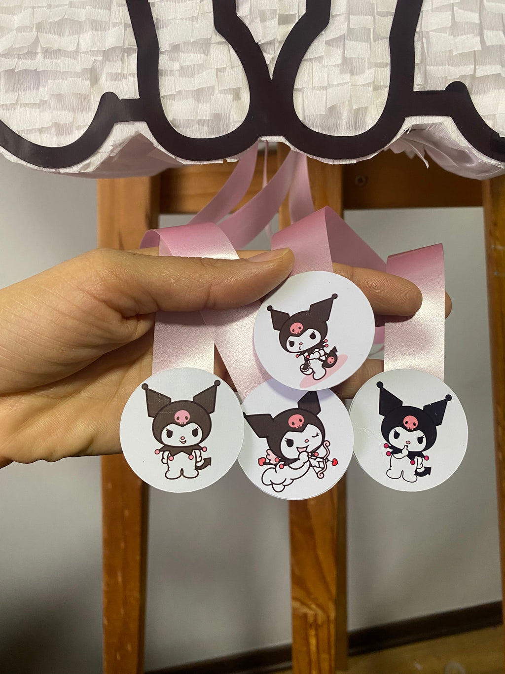 PIÑATA KUROMI 40CM PREMIUM