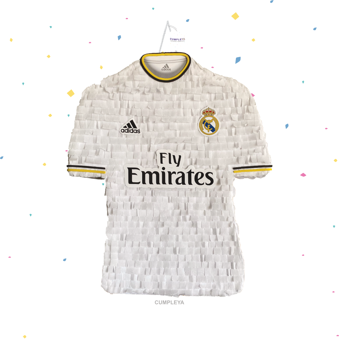 PIÑATA CAMISA REAL MADRID / CR7 CRISTIANO 40CM PREMIUM