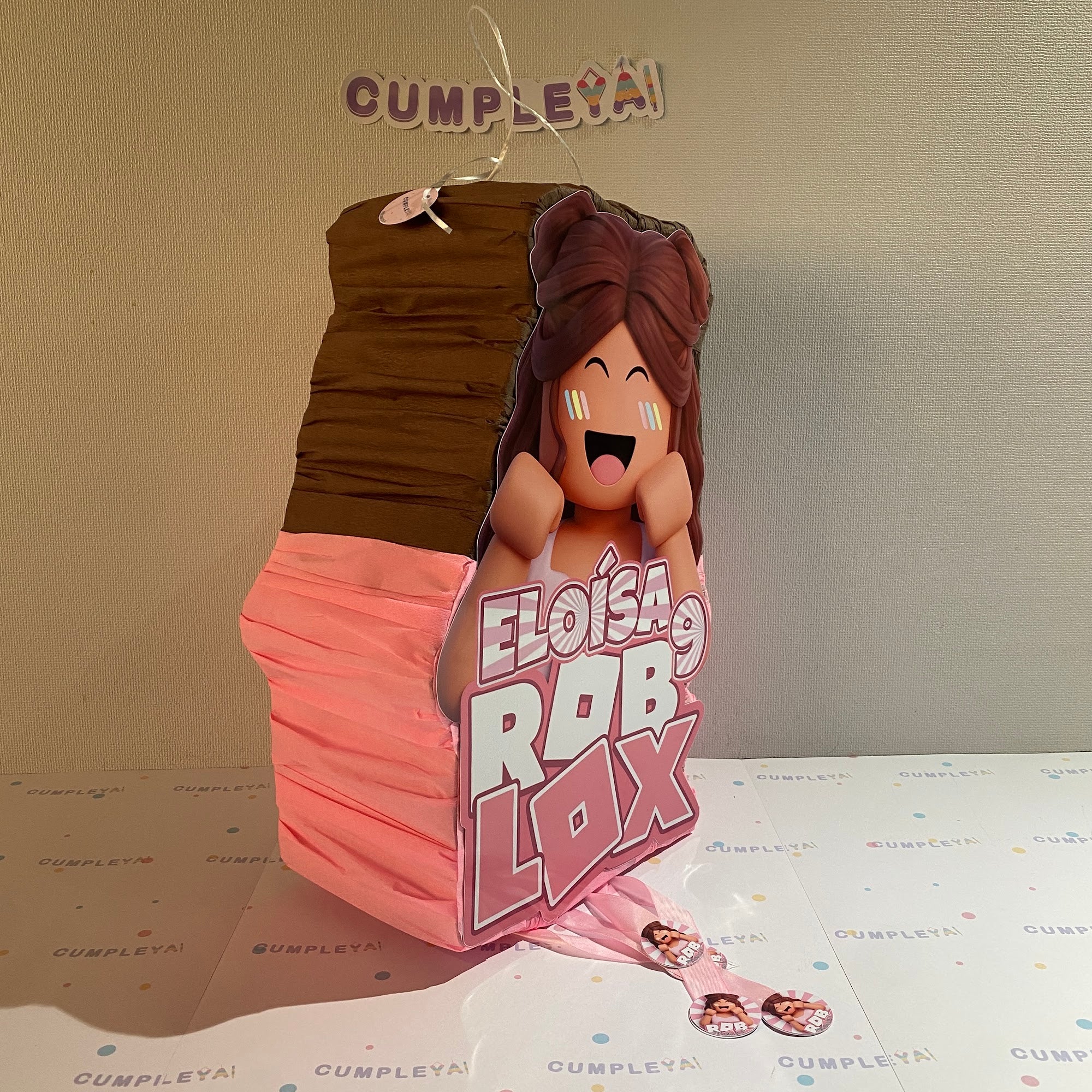 PIÑATA 40 CM ROBLOX NIÑA