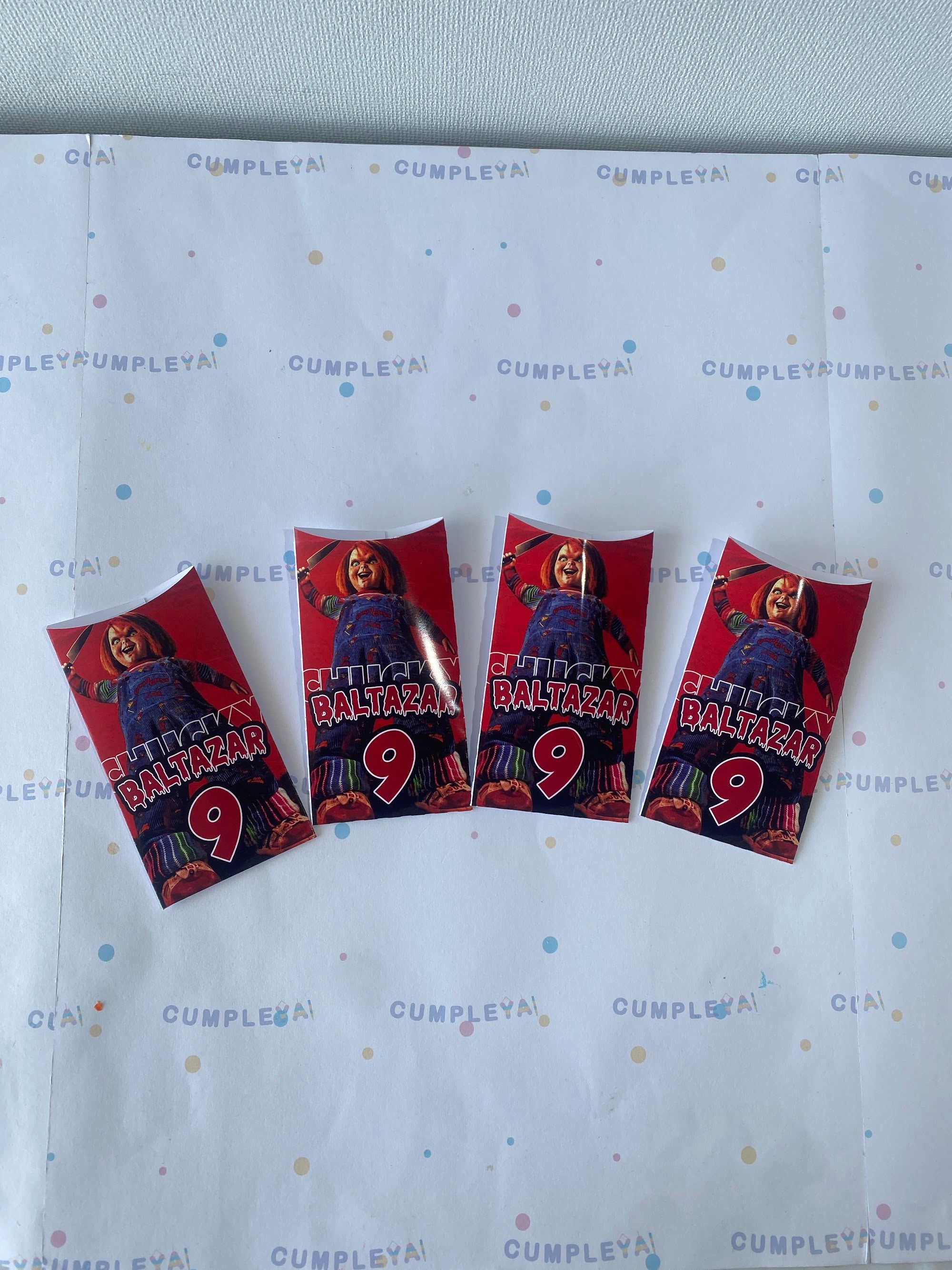 PORTA CUBIERTO CHUKY 7X13CM TEMÁTICO