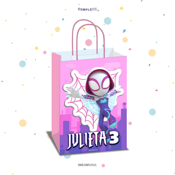 BOLSA SORPRESA 16 × 21 × 8 CM GHOST-SPIDER