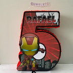 PIÑATA 60 CM XL IRONMAN BEBE NUMERO 5