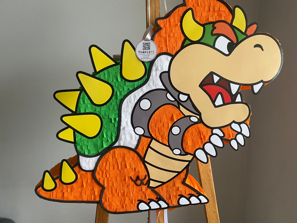 PIÑATA BOWSER DE MARIO BROS 60CM PREMIUM