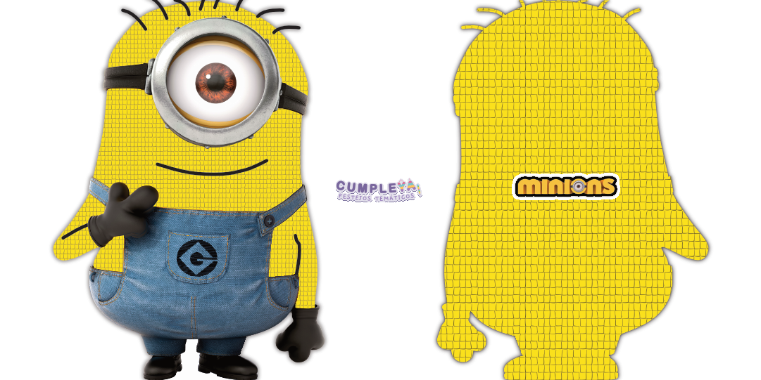 PIÑATA MINIONS 60CM PREMIUM