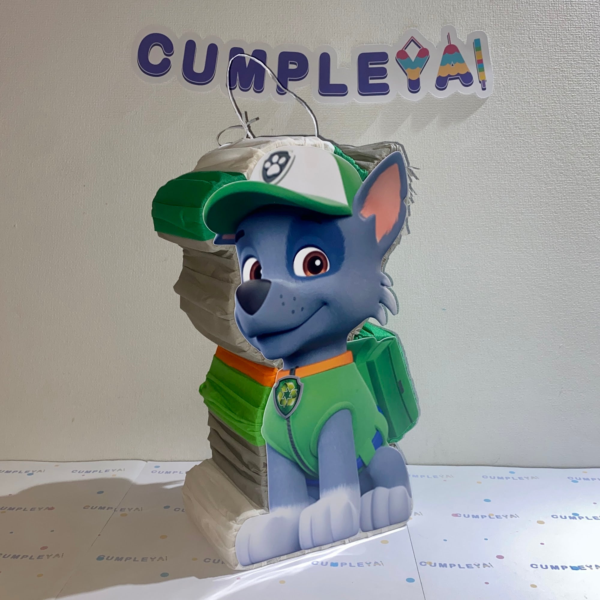 PIÑATA 40 CM ROCKY DE PAW PATROL