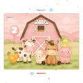 INDIVIDUALES DE PAPEL 12U GRANJA ROSADA