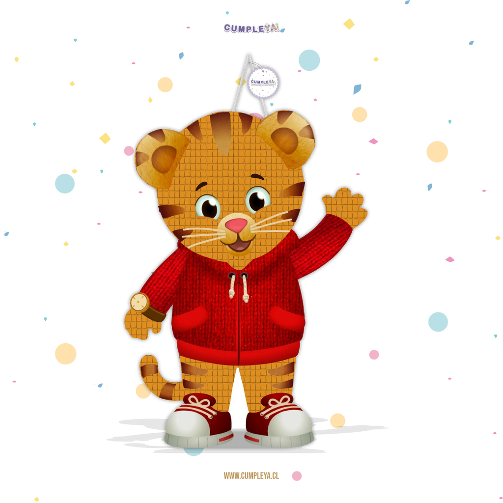 PIÑATA DANIEL EL TRIGRE 60CM PREMIUM