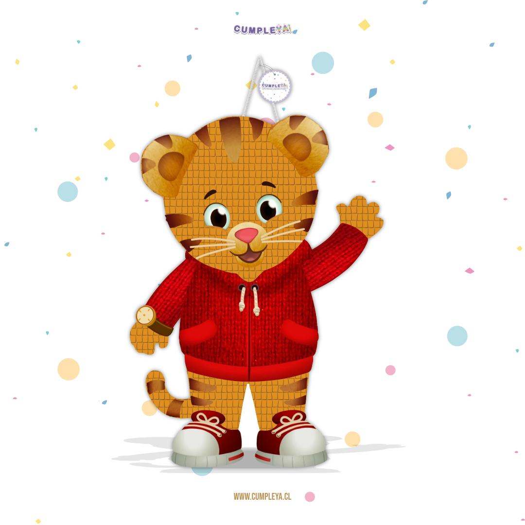 PIÑATA DANIEL EL TRIGRE 60CM PREMIUM