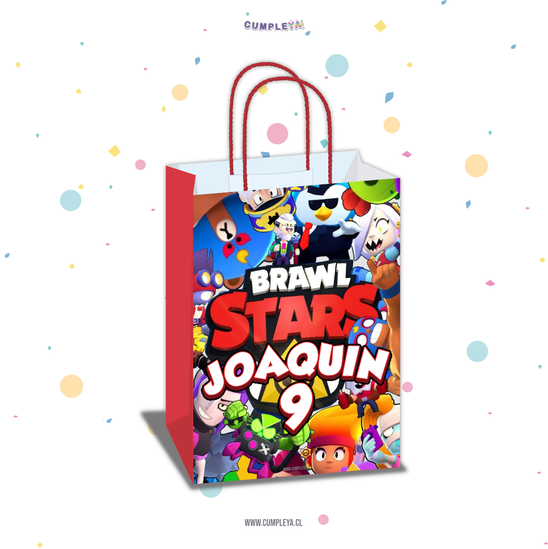 BOLSA SORPRESA 16 × 21 × 8 CM BRAWL STARS