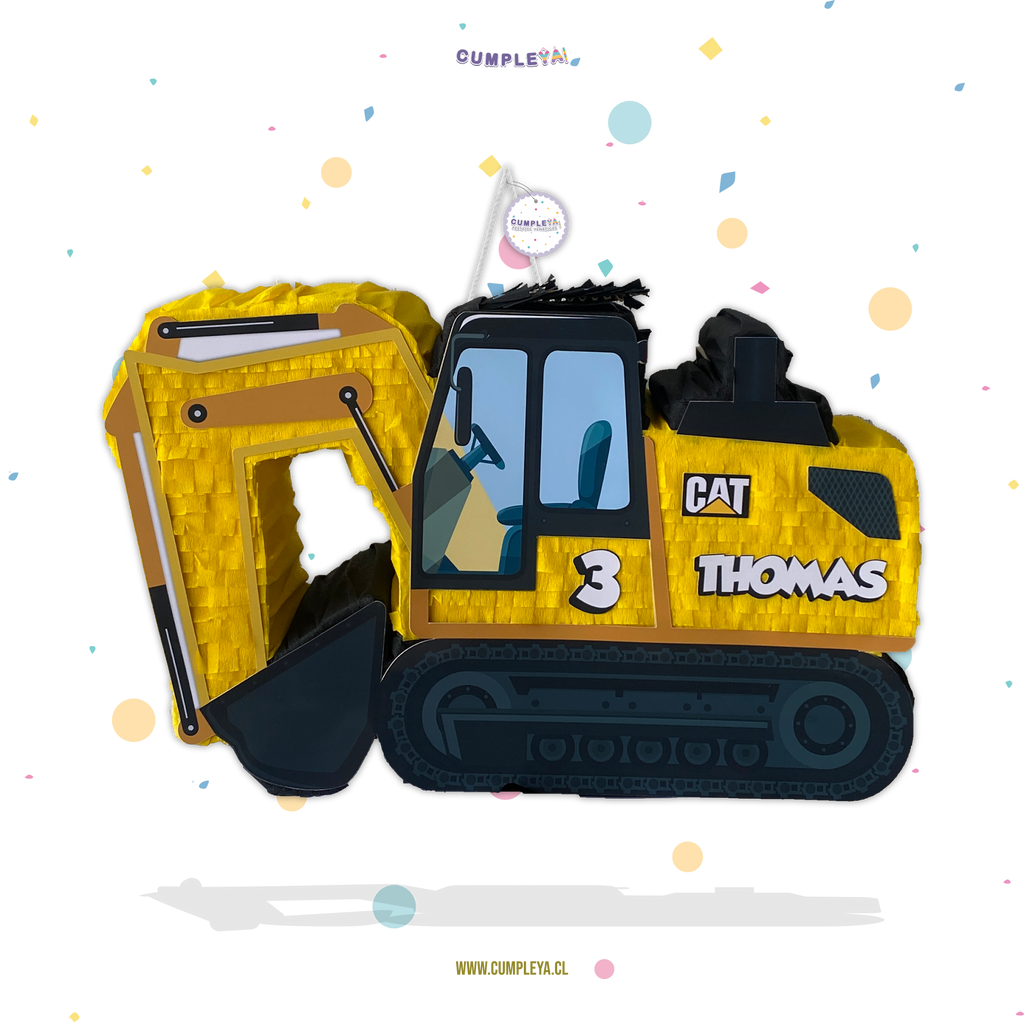 PIÑATA EXCAVADORA 40CM PREMIUM