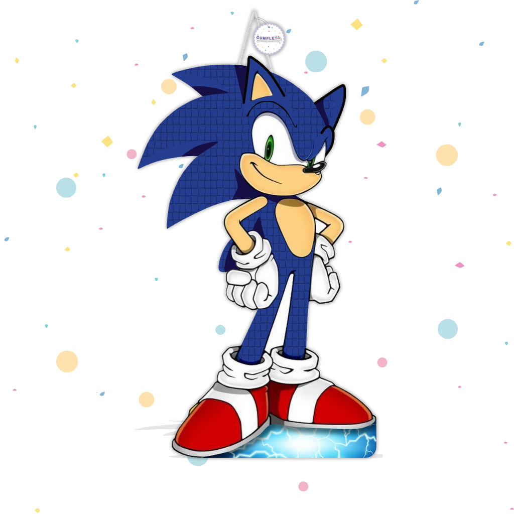 PIÑATA SONIC 60CM PREMIUM