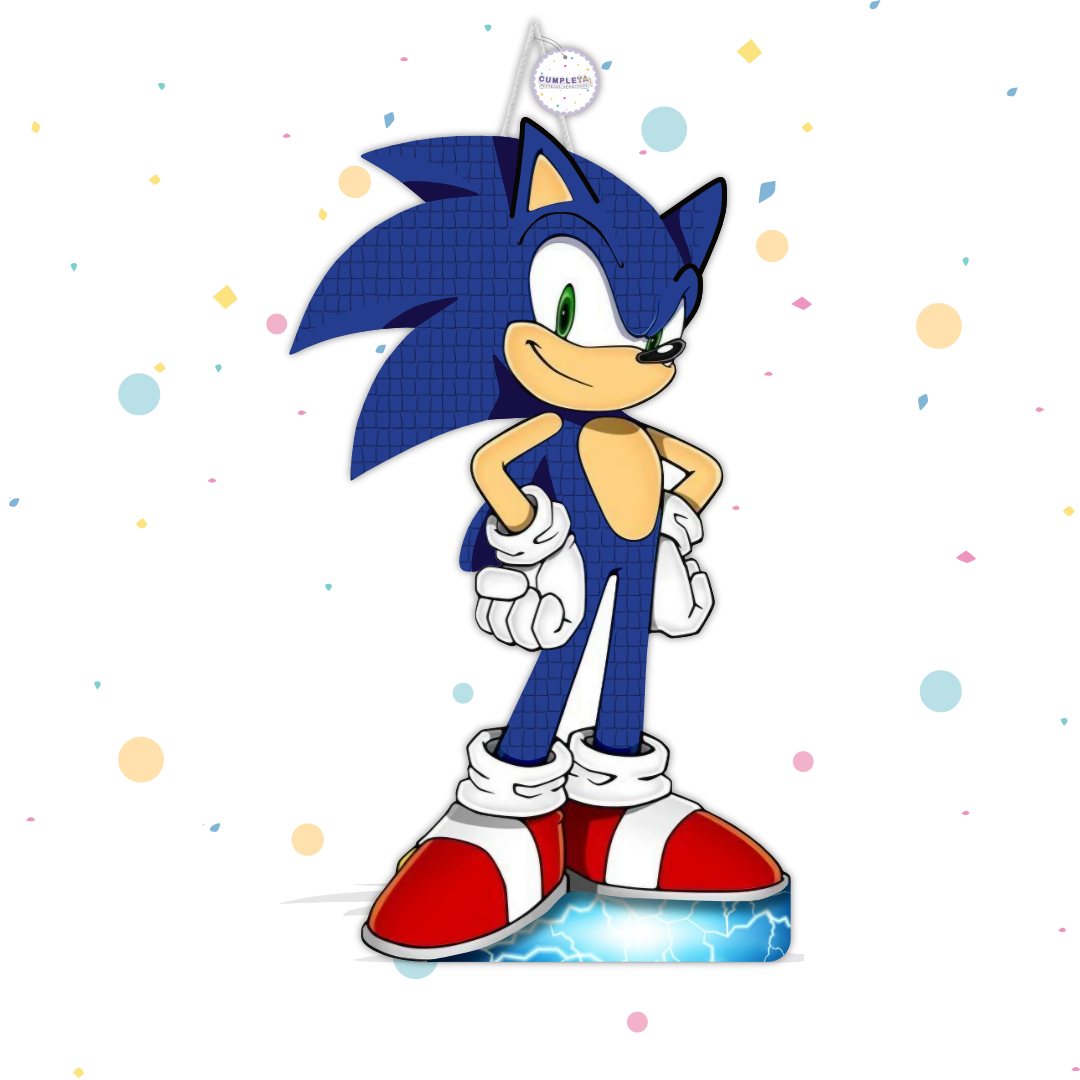 PIÑATA SONIC 60CM PREMIUM