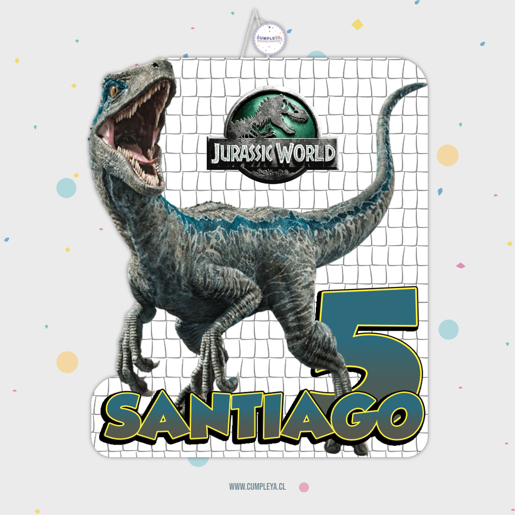 PIÑATA VELOCIRAPTOR 40CM PREMIUM