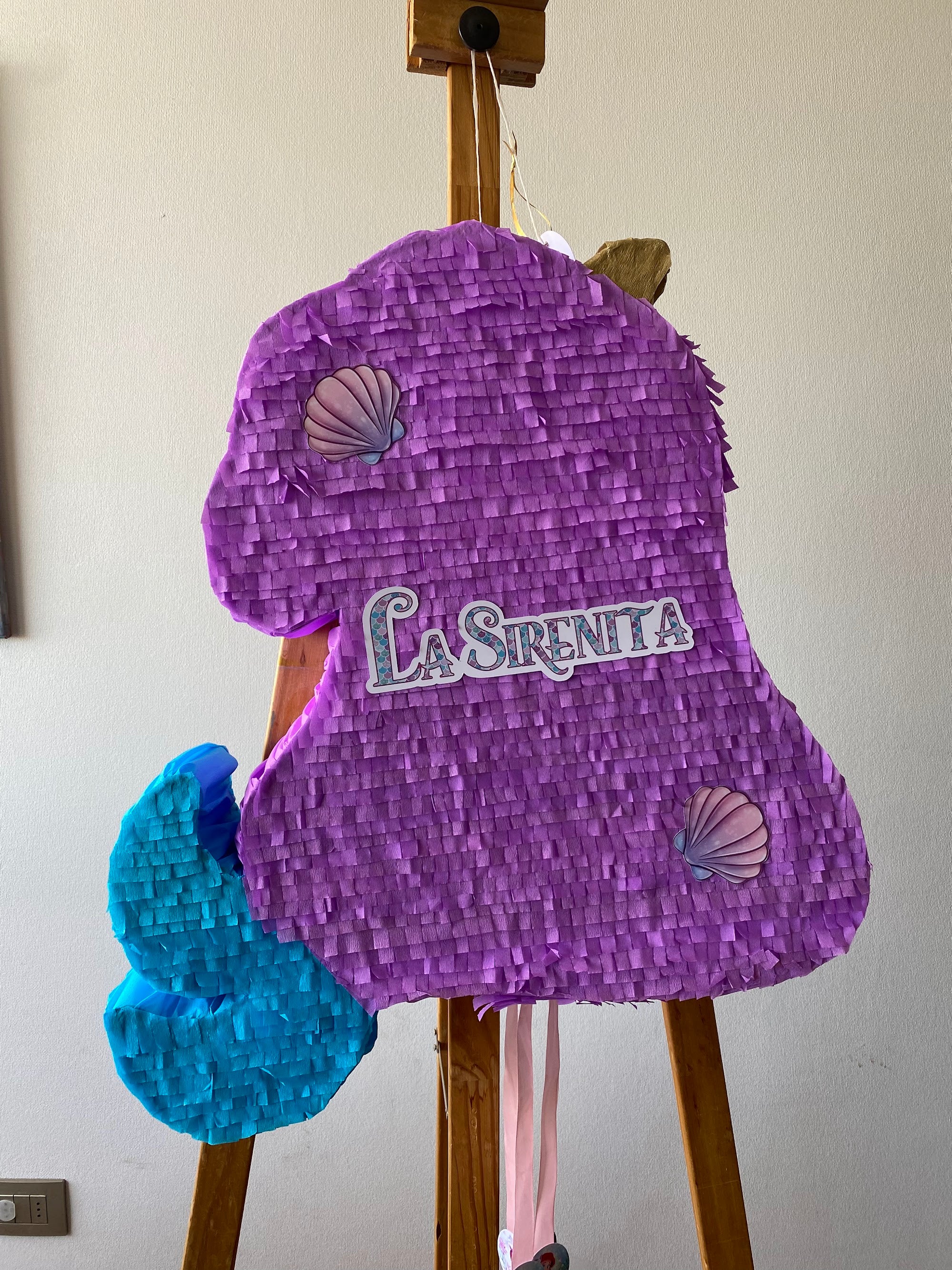 PIÑATA SIRENITA BEBE 60CM PREMIUM