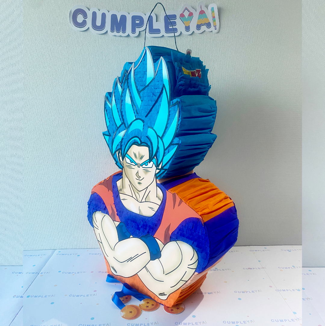 PIÑATA SON GOKU ADULTO DRAGON BALL 60CM PREMIUM