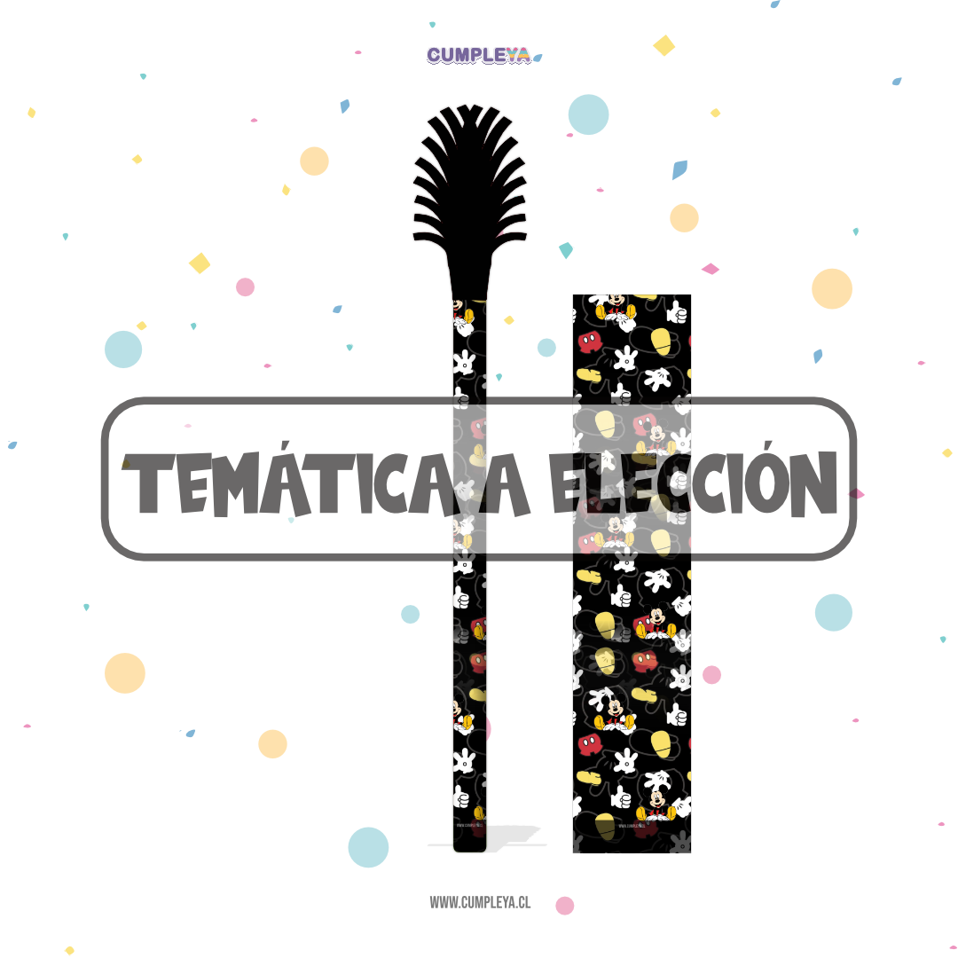 PALO PARA PIÑATA TEMÁTICA A ELECCIÓN