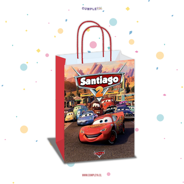 BOLSA SORPRESA 16 × 21 × 8 CM CARS