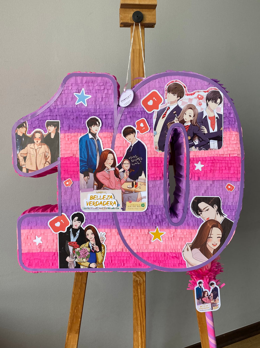 PIÑATA MI BELLEZA VERDADERA / TRUE BEAUTY 60CM PREMIUM