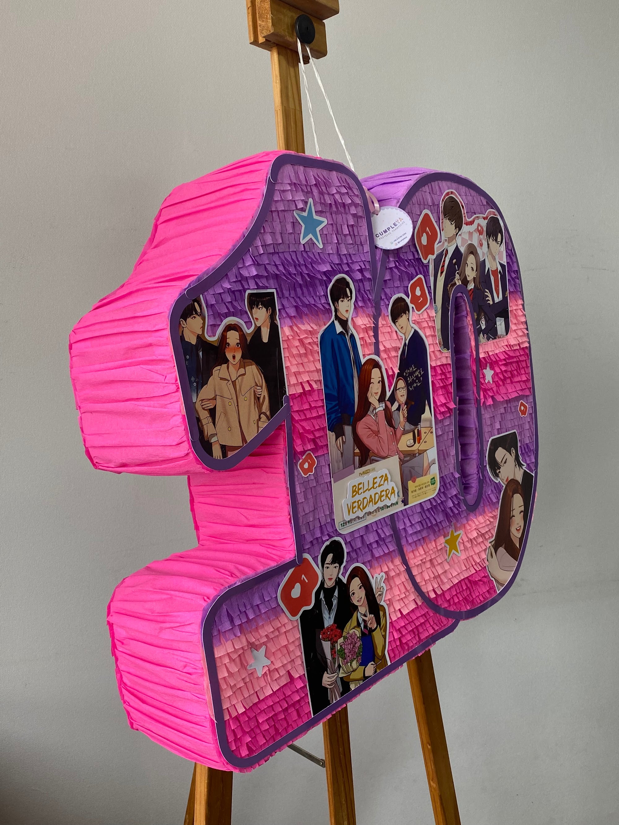 PIÑATA MI BELLEZA VERDADERA / TRUE BEAUTY 60CM PREMIUM