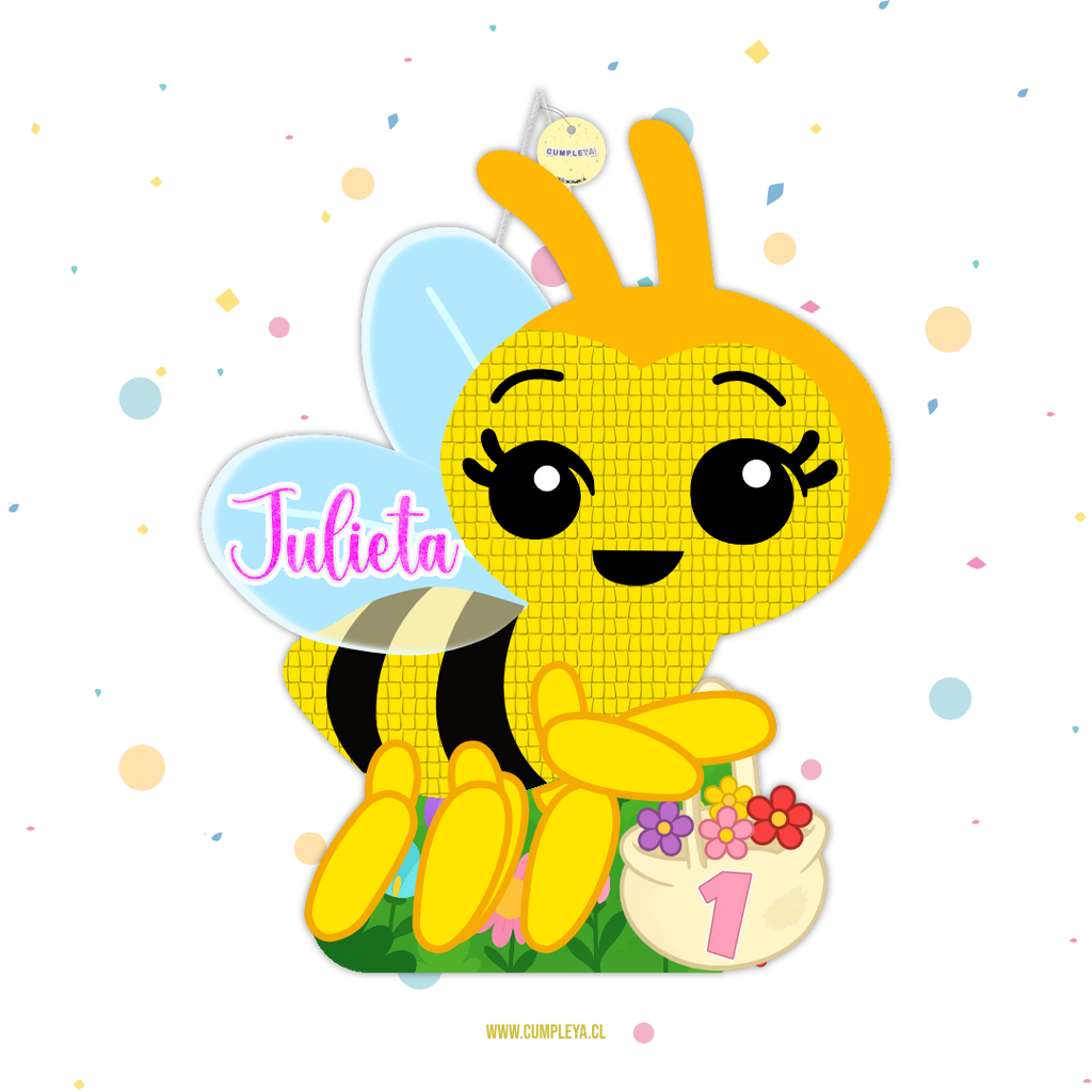 PIÑATA ABEJITA CHUIQUITICA 40CM PREMIUM