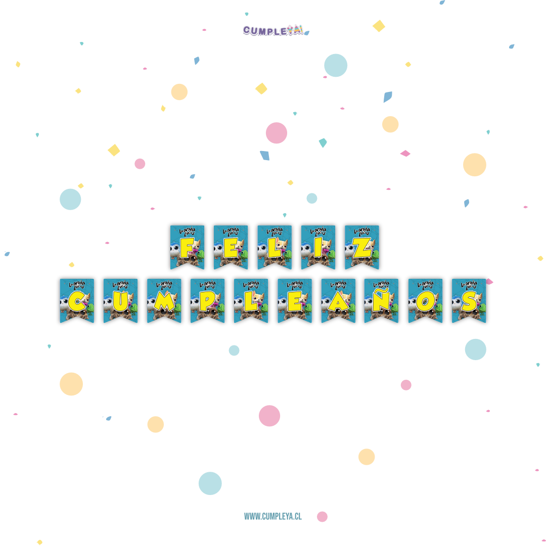 BANDERIN LA ARAÑA LUCAS