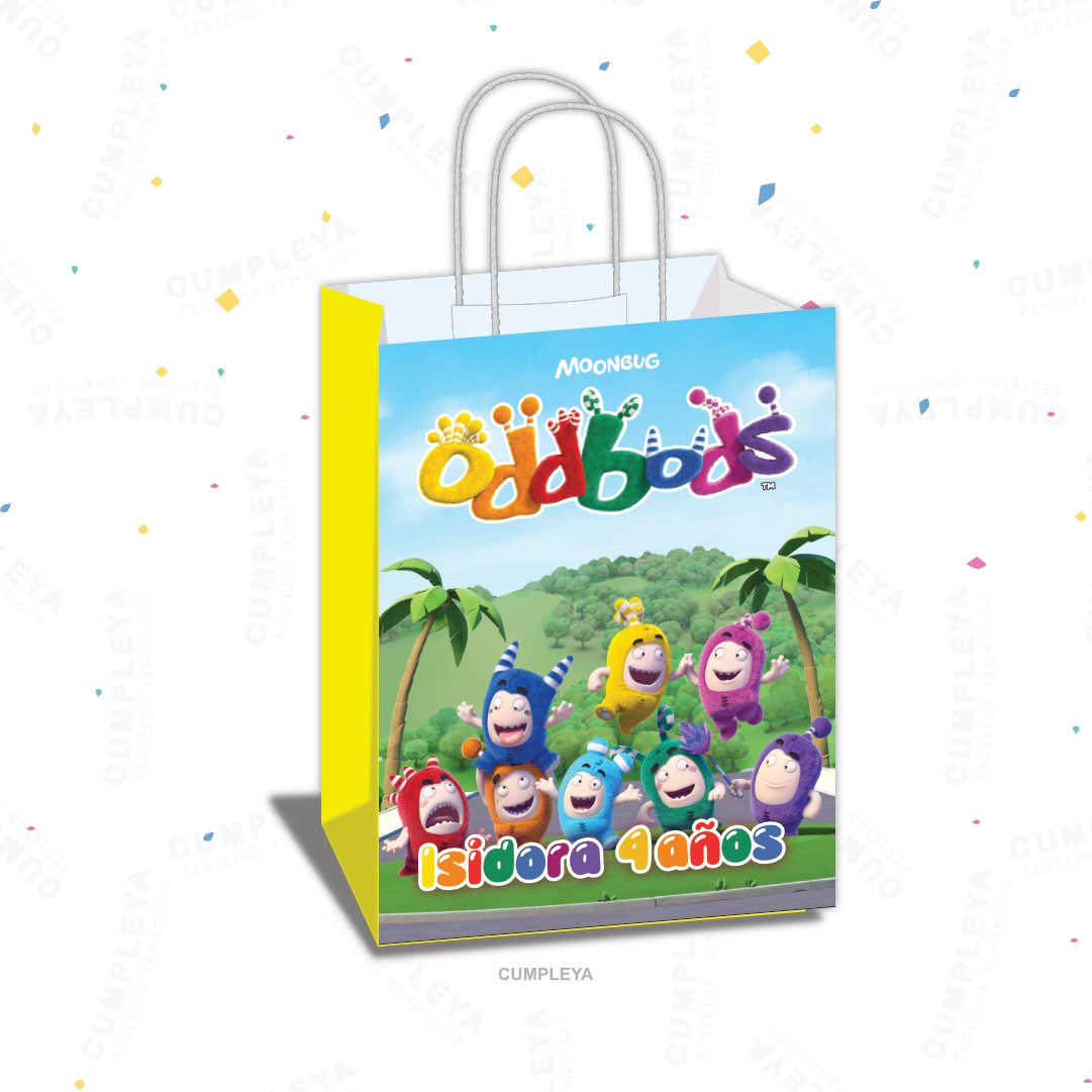 BOLSA SORPRESA 16 × 21 × 8 CM ODDBODS