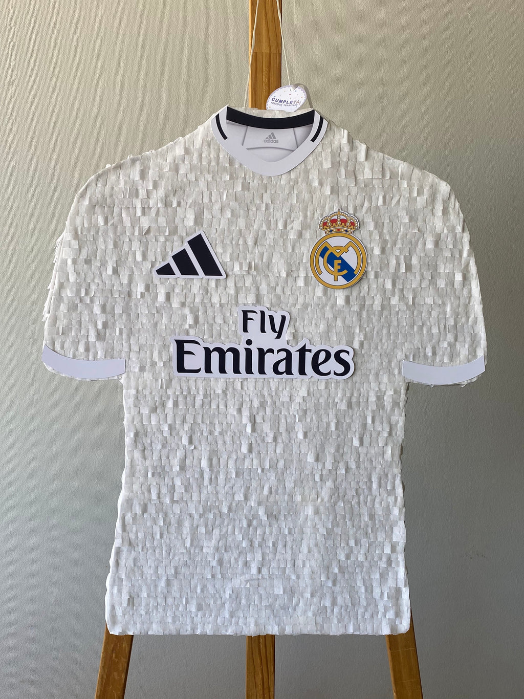 PIÑATA CAMISA REAL MADRID 60CM PREMIUM