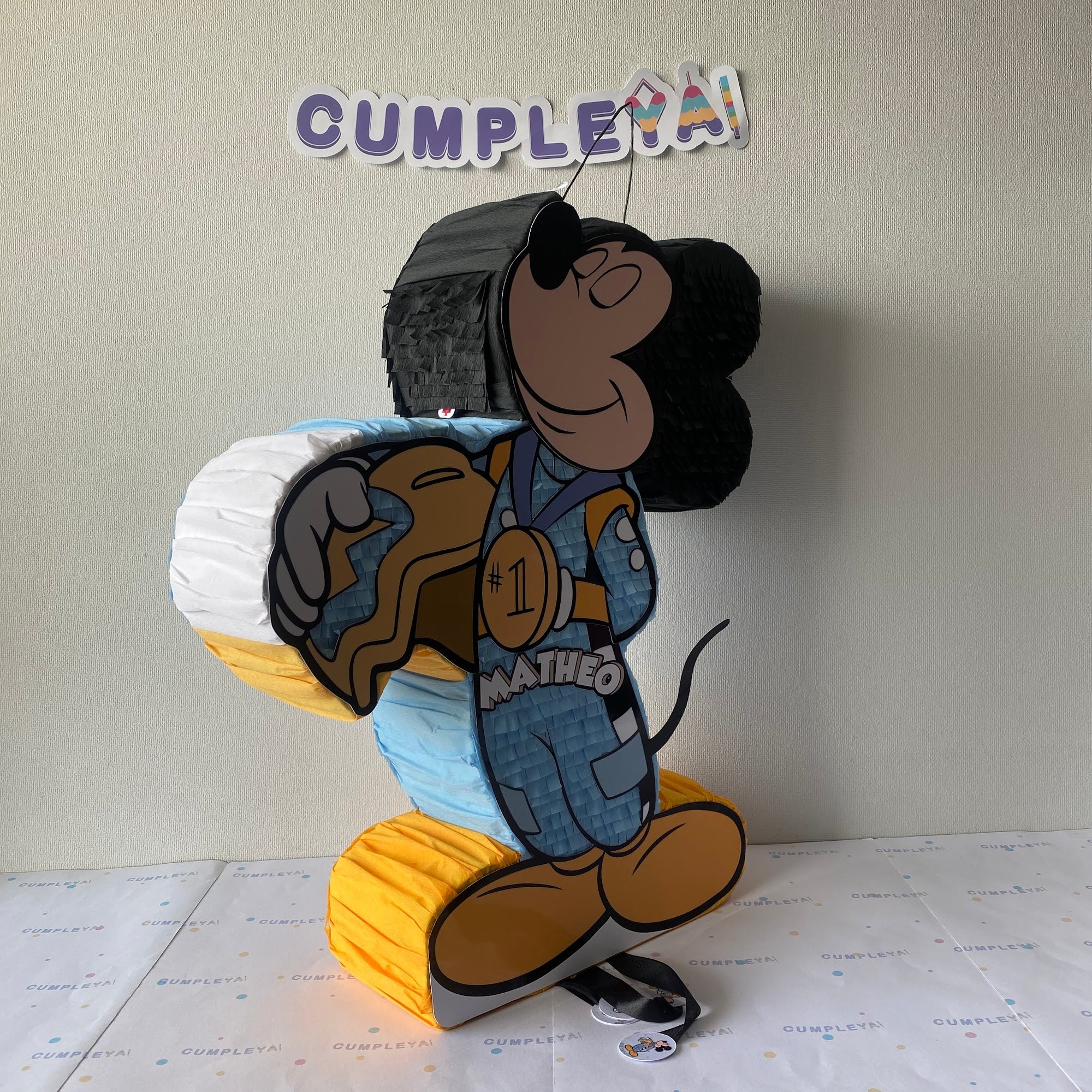 PIÑATA MICKEY MOUSE CARRERA 60CM