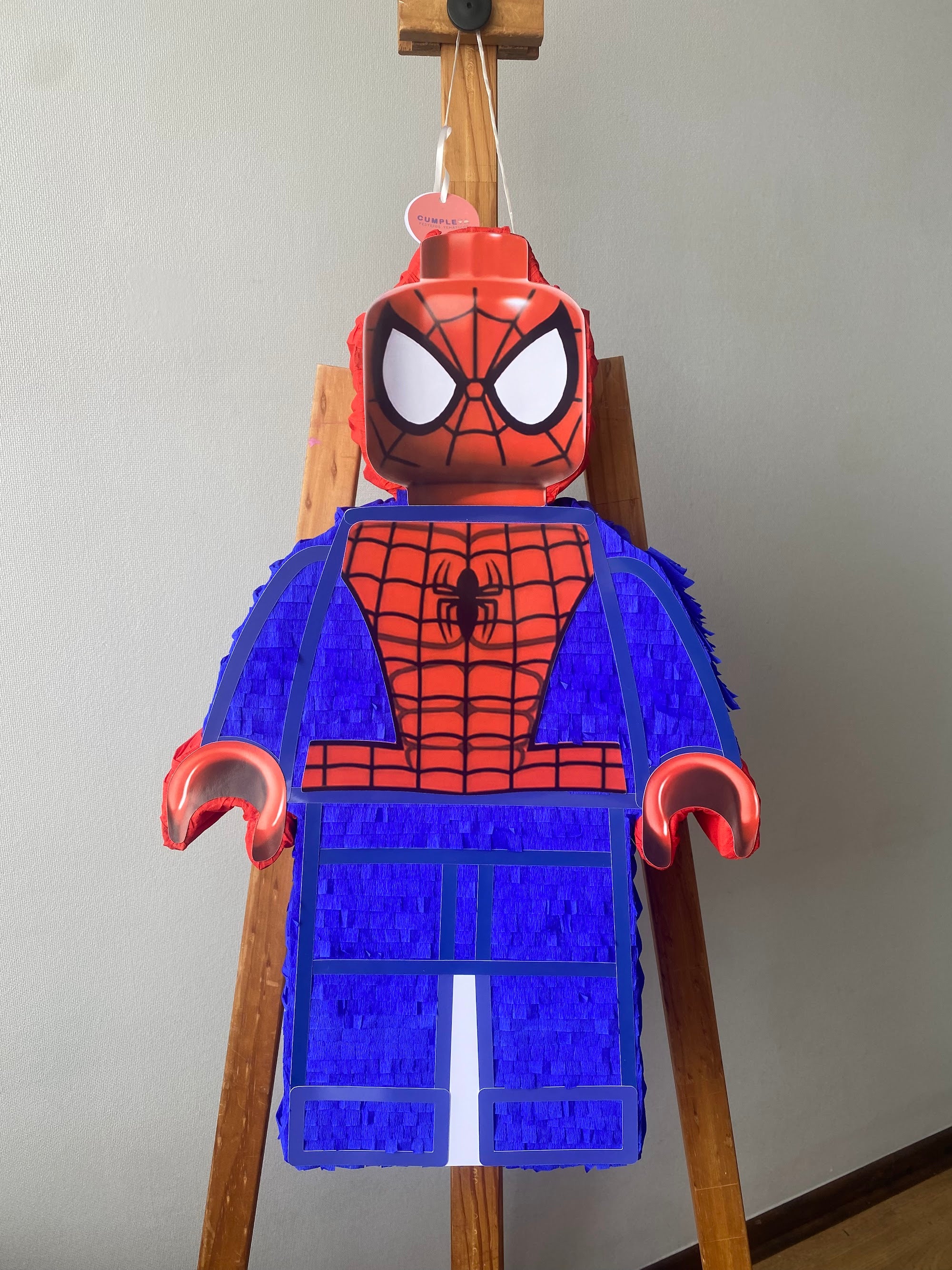PIÑATA SPIDERMAN LEGO 60CM PREMIUM