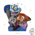 PIÑATA 60 CM NICK Y JUDY