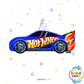 PIÑATA 60 CM AUTO HOT WHEELS AZUL