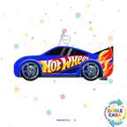 PIÑATA 60 CM AUTO HOT WHEELS AZUL