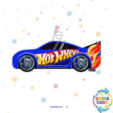 PIÑATA 60 CM AUTO HOT WHEELS AZUL