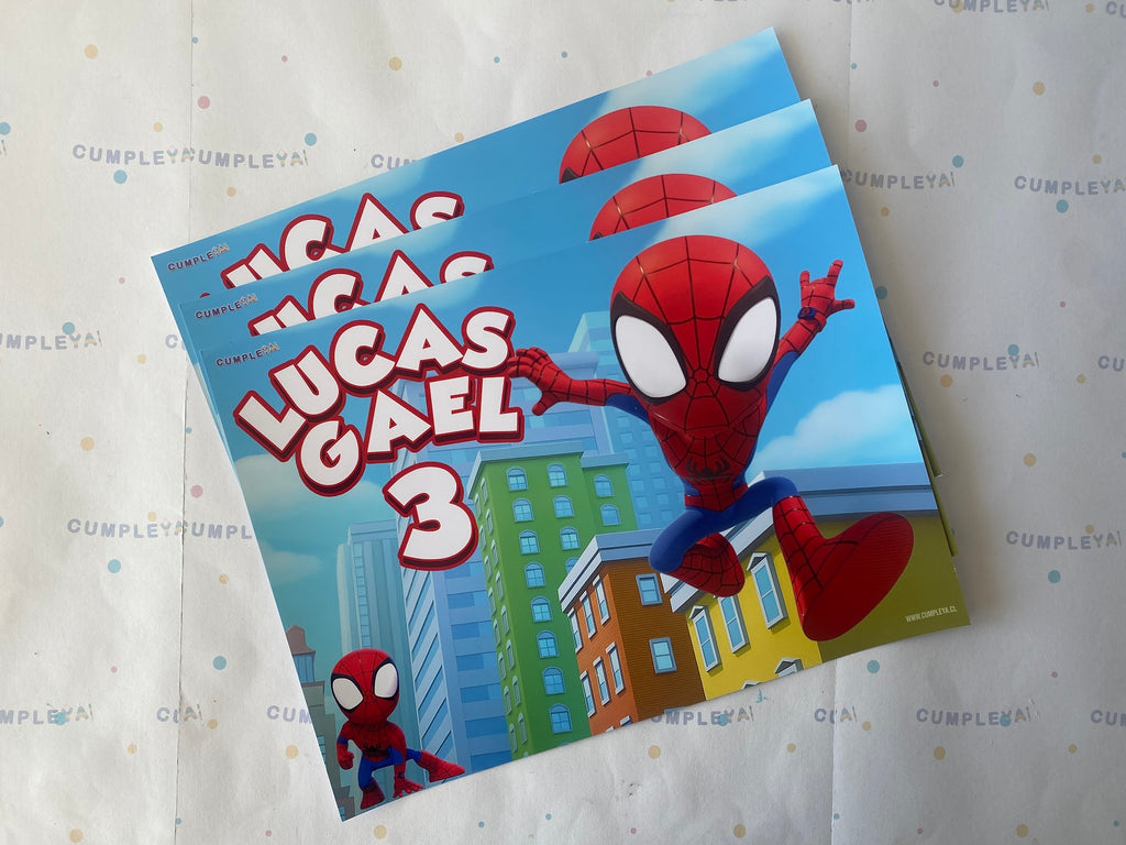 INDIVIDUALES SPIDEY PAPEL BRILLANTE 21X30CM TEMÁTICO