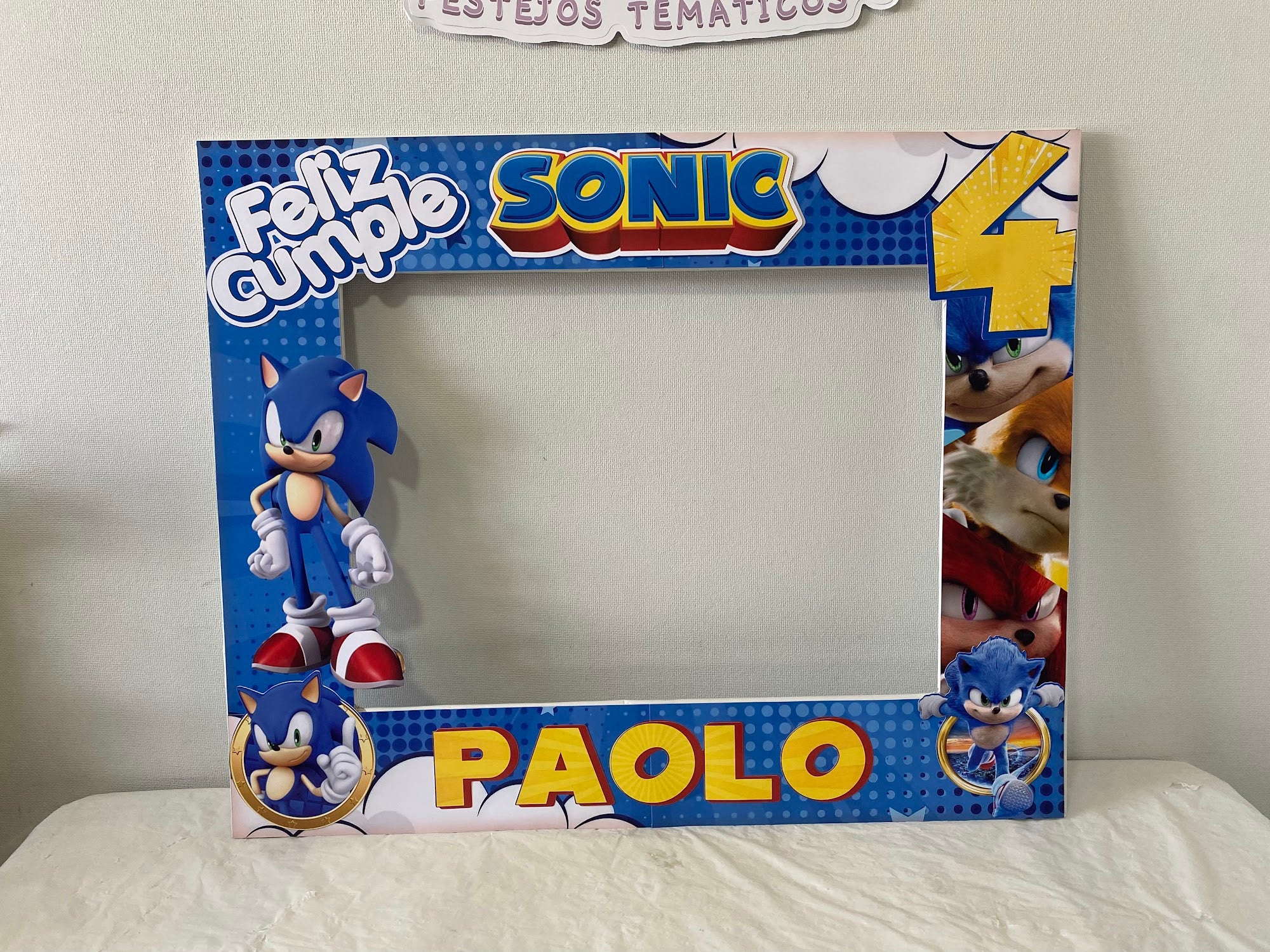CUADRO SELFIE SONIC 77X55CM