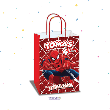 BOLSA SORPRESA 16 × 21 × 8 CM SPIDER-MAN