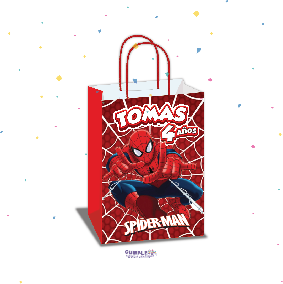 BOLSA SORPRESA 16 × 21 × 8 CM SPIDER-MAN