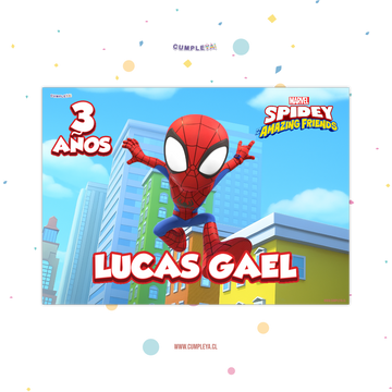 INDIVIDUALES DE PAPEL PACK 12U SPIDEY