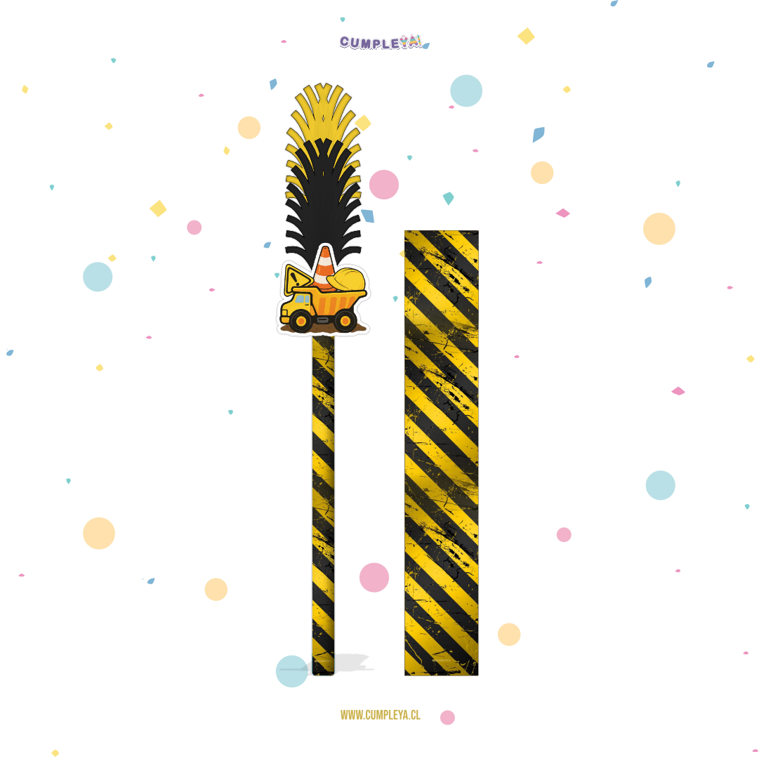 BASTÓN CAMION DE VOLTEO PARA PIÑATA