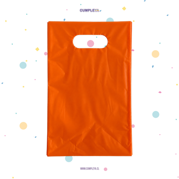 BOLSA PARA DULCES PACK 12 NARANJA