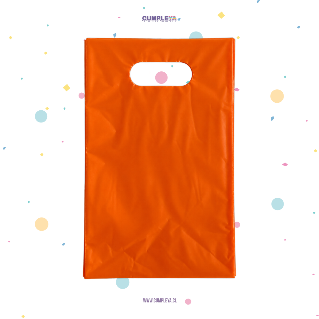 BOLSA PARA DULCES PACK 12 NARANJA