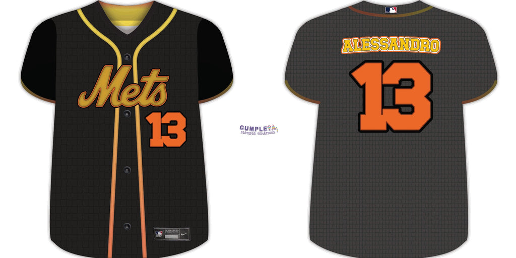 PIÑATA CAMISA BEISBOL METS 60CM PREMIUM