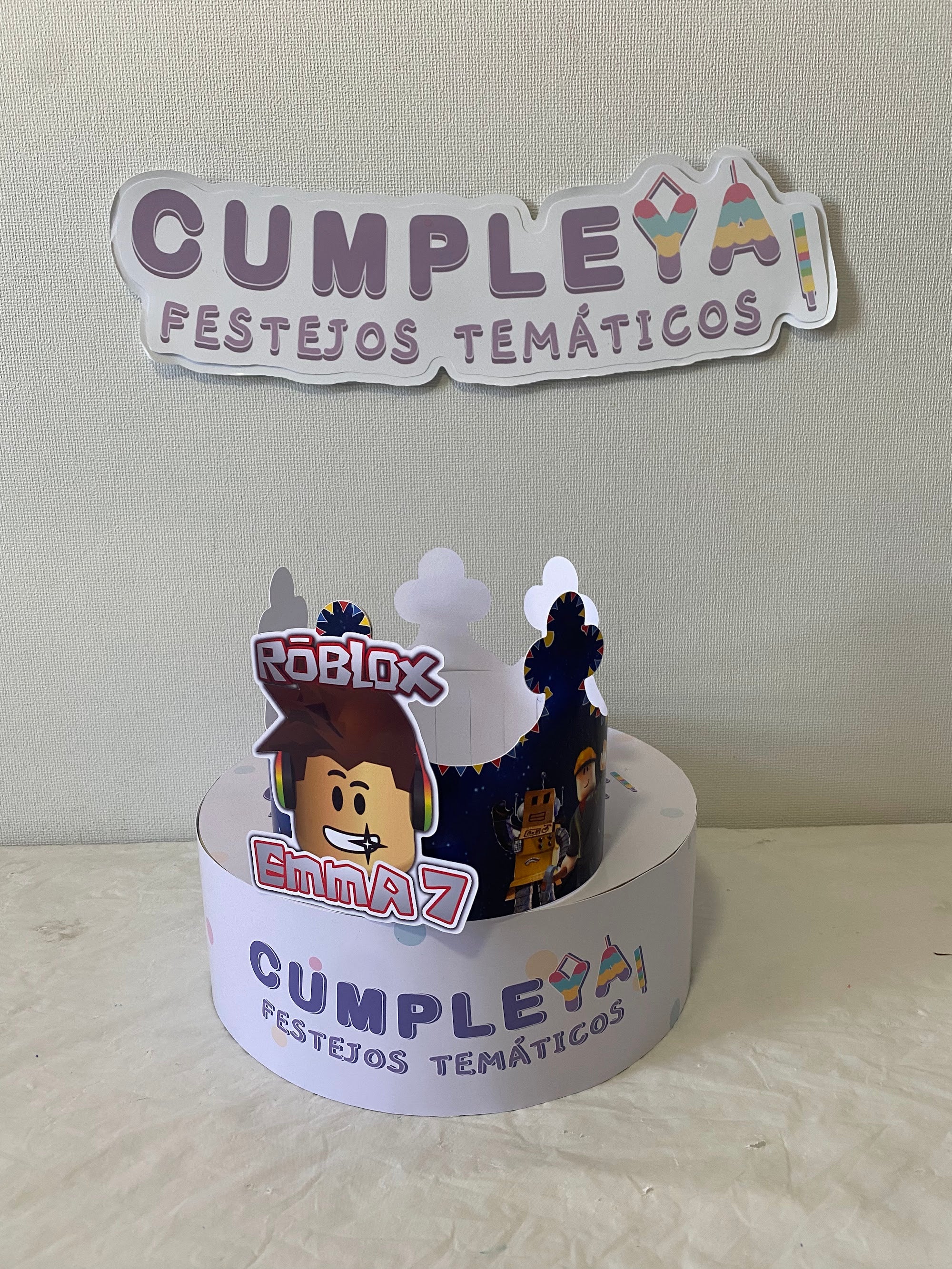 CORONA ROBLOX 62X14CM