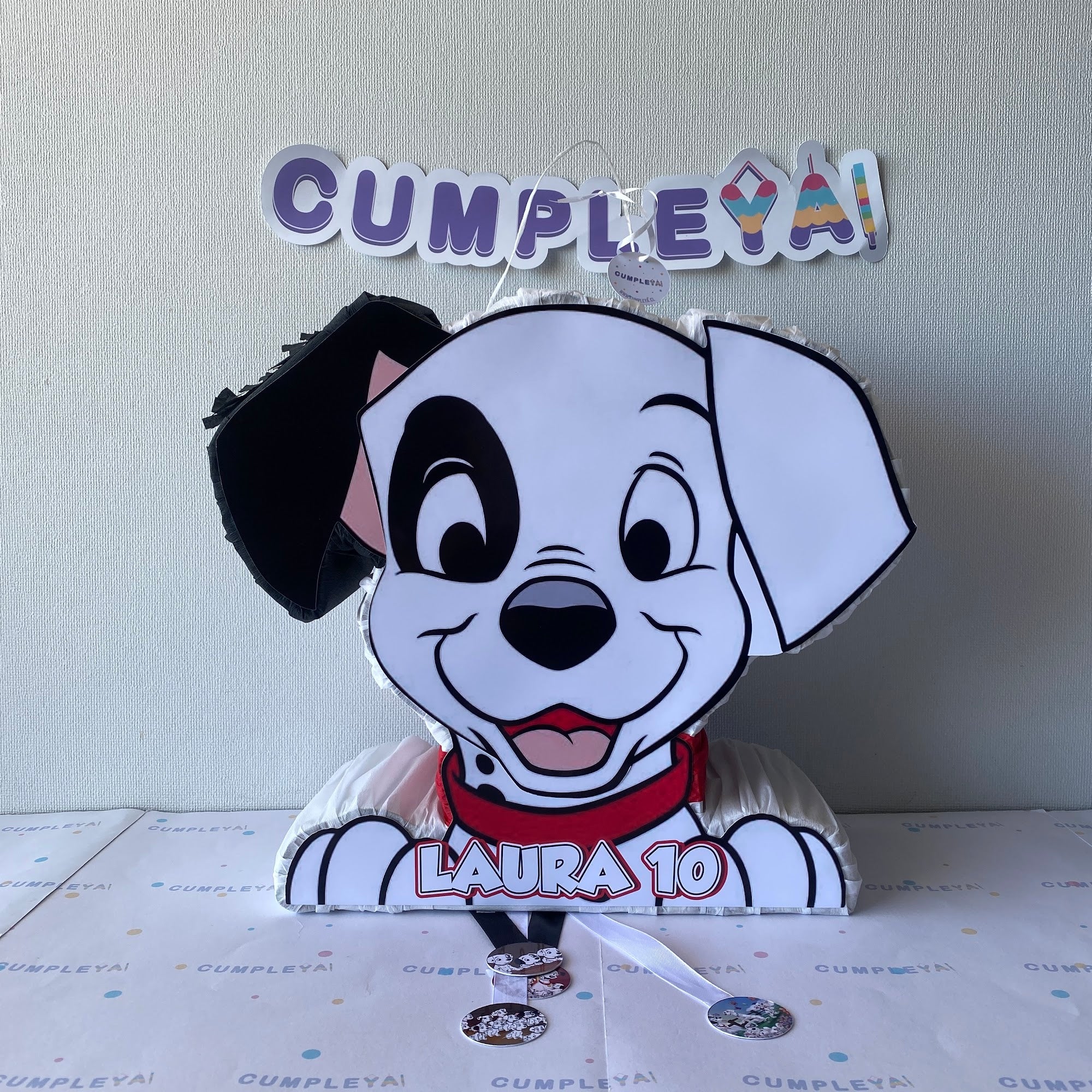 PIÑATA DALMATA 40CM FIGURA EXPRÉS
